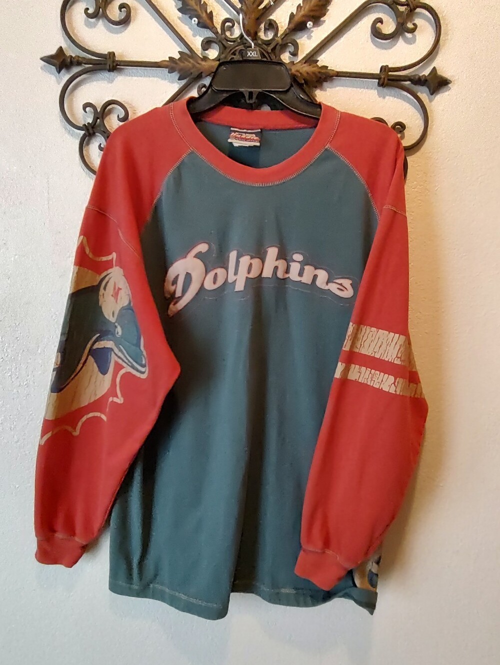 Rare Vintage Miami Dolphins Ragland T Shirt